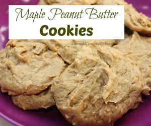 Maple Peanut Butter cookies crop