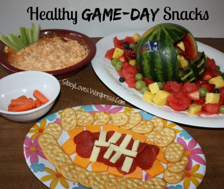 healthy game-day snacks variety